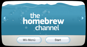 Der Homebrewkanal für die Wii ist der bekannteste Homebrew Launcher.