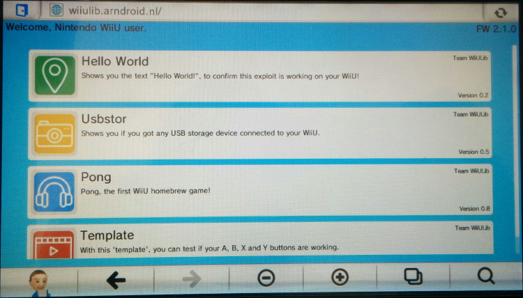 Wii U Browser Exploit