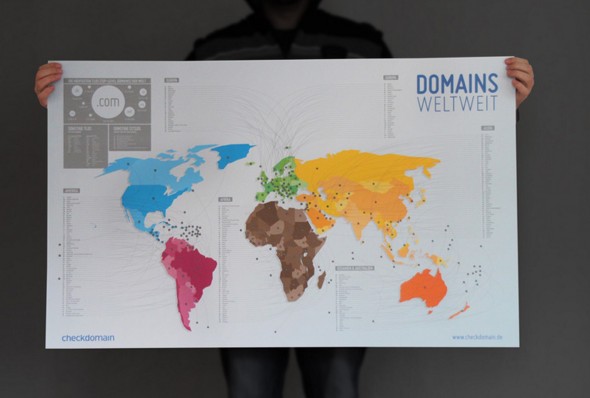 checkdomain.de verschenkt Domain-Weltkarte an Blogger