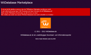 Der WiiDatabase Marketplace wurde eingestellt